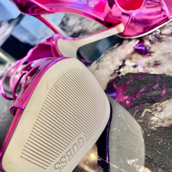 Guess Hot Pink Stiletto Heels - Picture 6 of 7